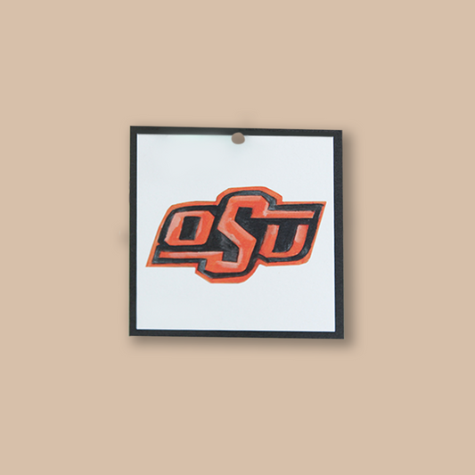 Oklahoma State University (OSU) Logo Gift Tag Set