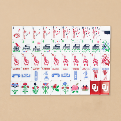University of Oklahoma Mahjong Bundle