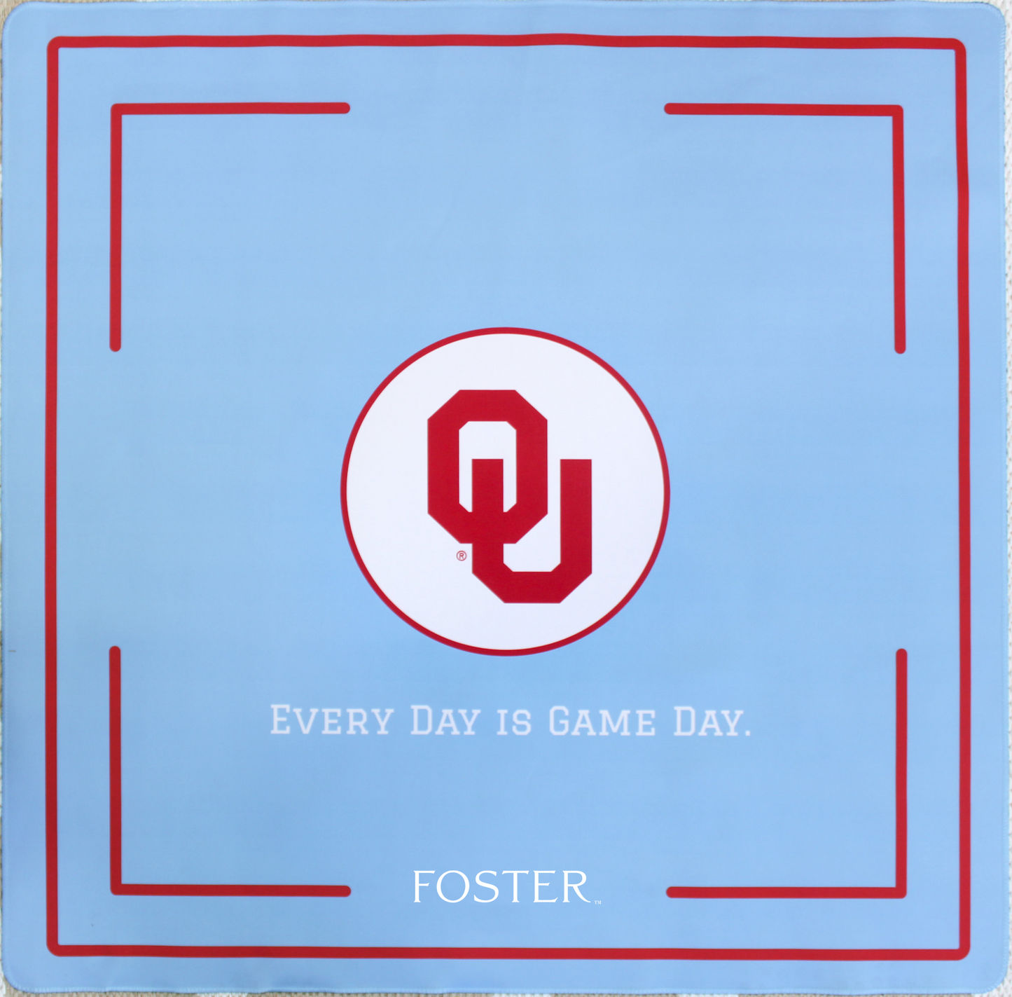 The Boomer Sooner Line Mahjong Mat