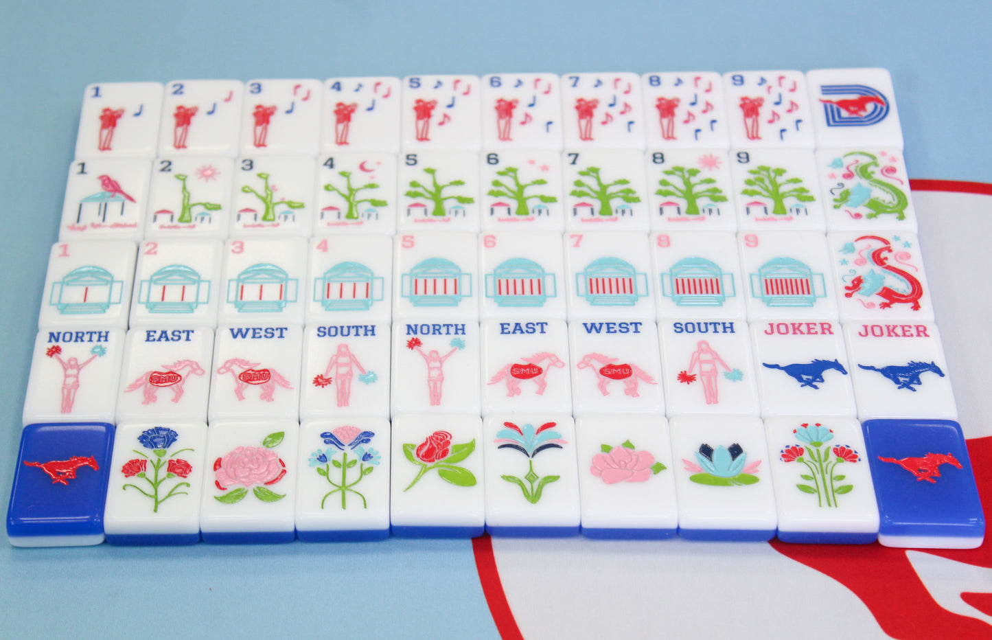 The Pony Up Line Mahjong Tiles