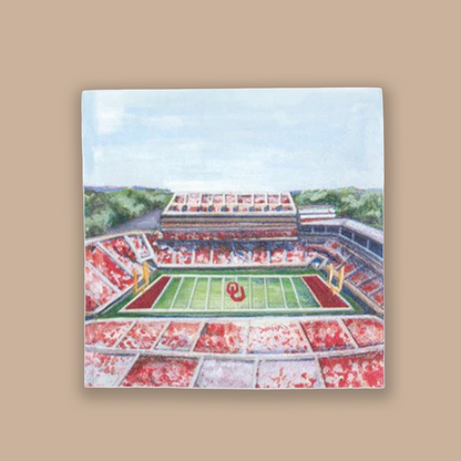 Gaylord Family- Oklahoma Memorial Stadium Napkin Set