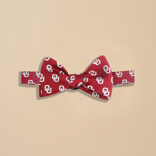 OU Silk Bow Tie