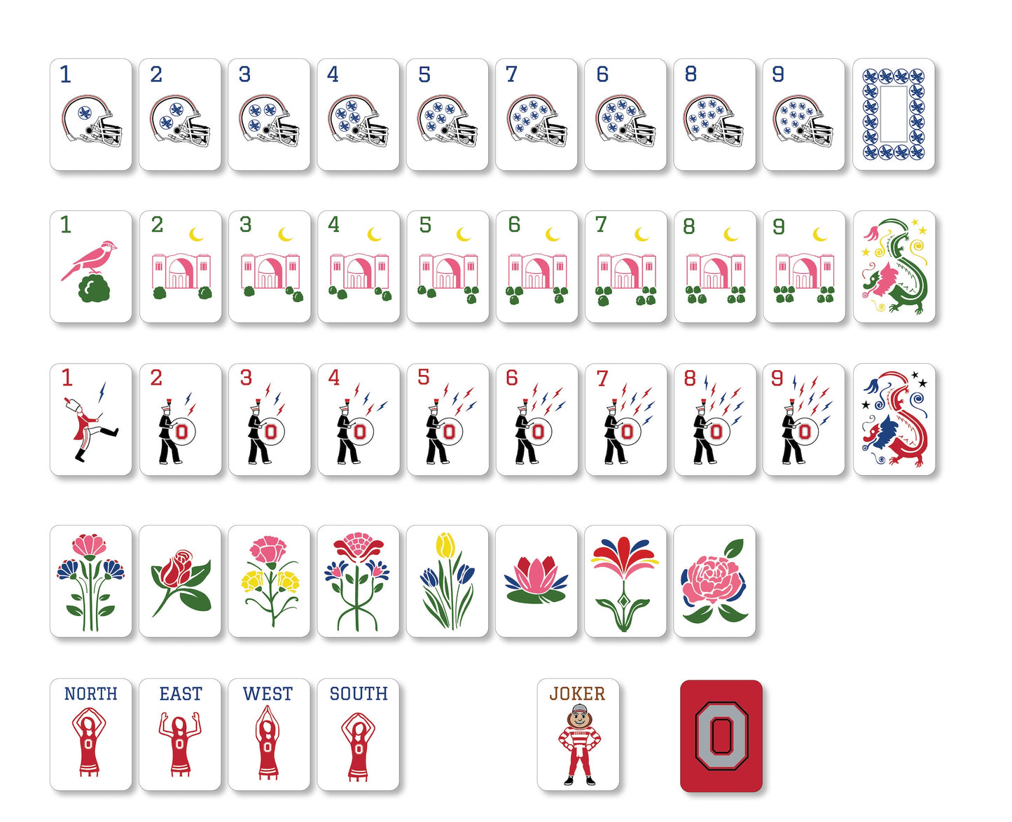 Ohio State Mahjong Bundle