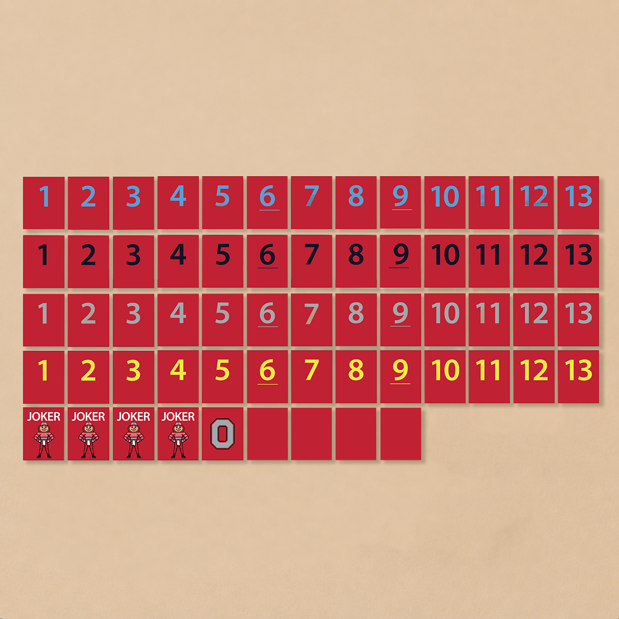 Ohio State® Collegiate Rummy Tile Game