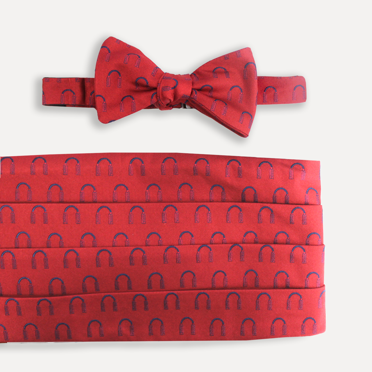 Ole Miss Silk Cummerbund Set