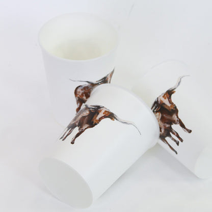 longhorns reusable cups