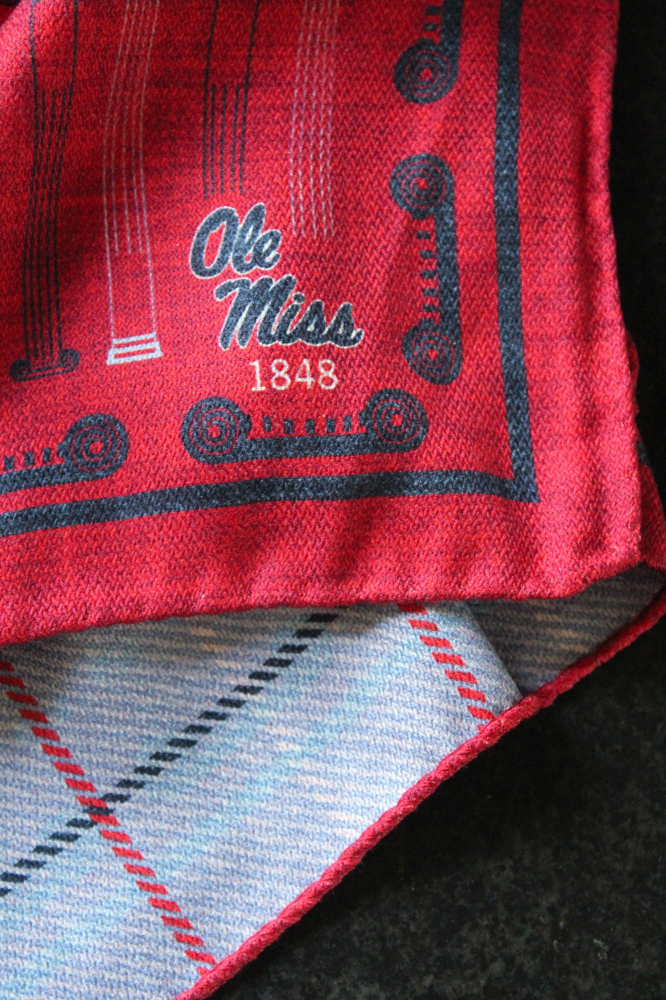 Ole Miss Men's Silk Pocket Square