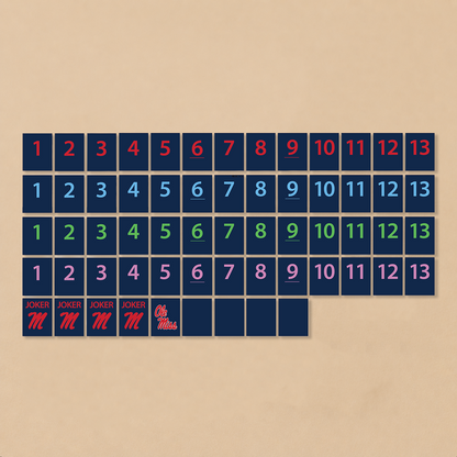Ole Miss® Collegiate Rummy Tile Game