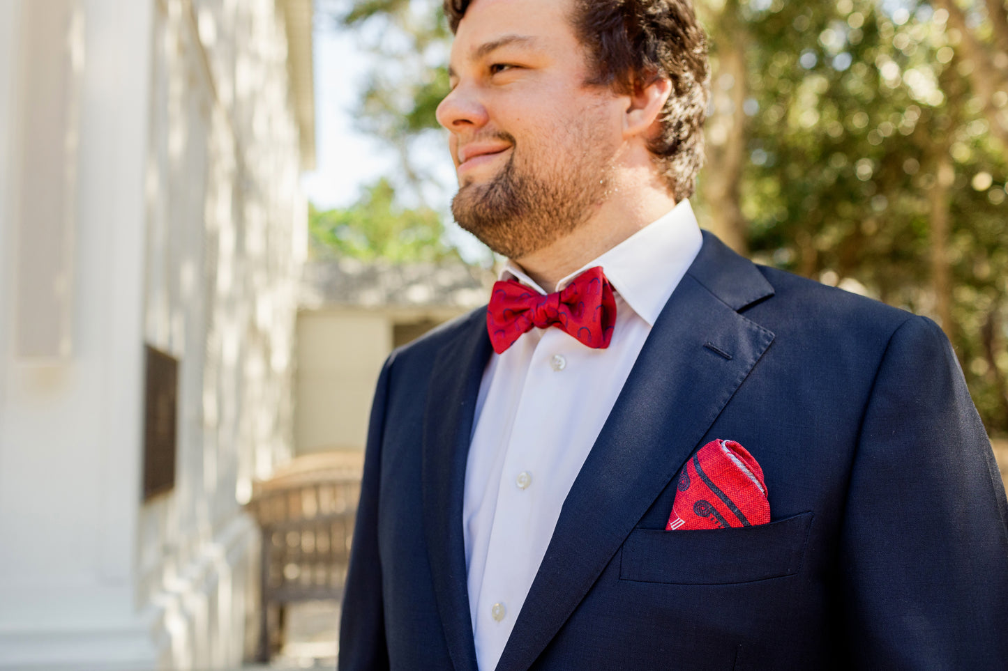 Ole Miss Men's Silk Bow Tie