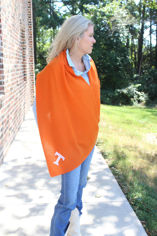 University Of Tennessee Collegiate Cashmere Poncho by FOSTER