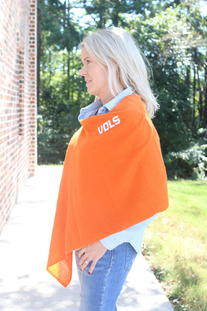 University Of Tennessee Collegiate Cashmere Poncho by FOSTER