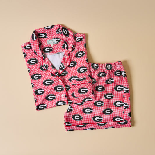 Georgia Bulldog Shorty Pajama