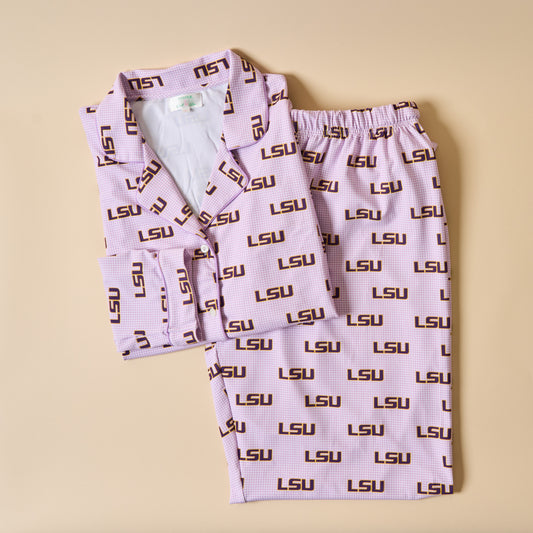 LSU Tigers Pajama Pant Set