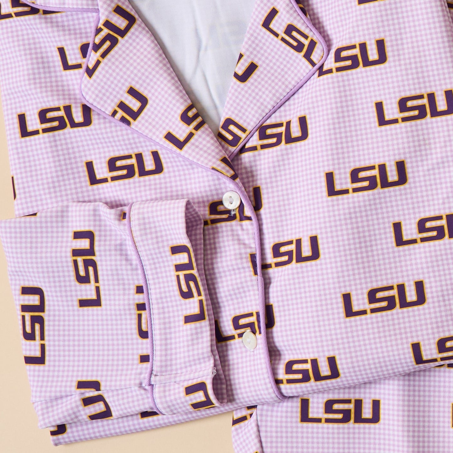 LSU Tigers Pajama Pant Set