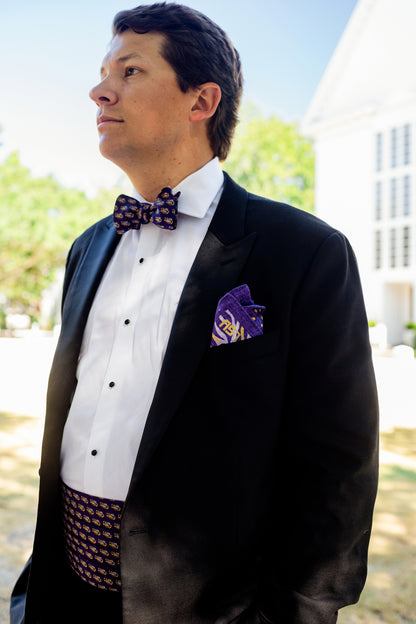LSU Tigers Cummerbund Set