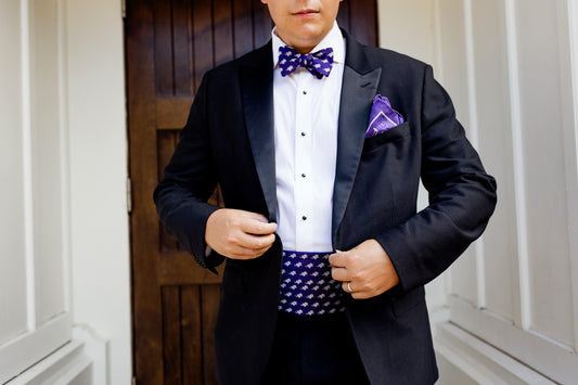 TCU Horned Frogs Men's Silk Bow Tie