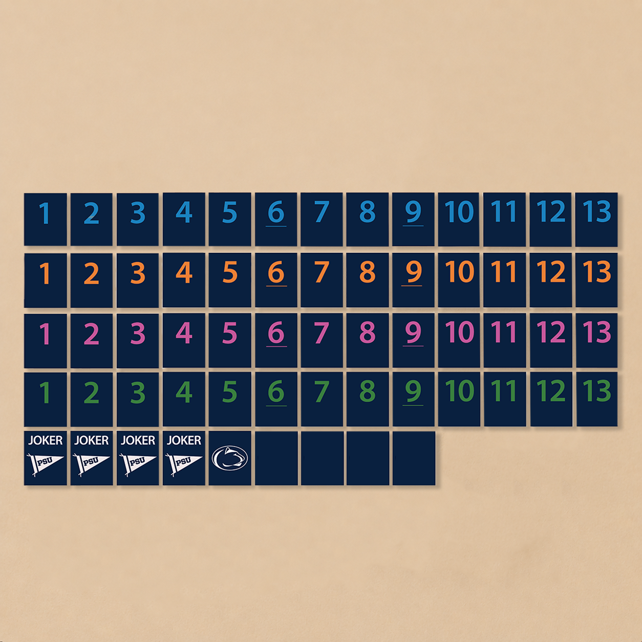 Penn State® Collegiate Rummy Tile Game