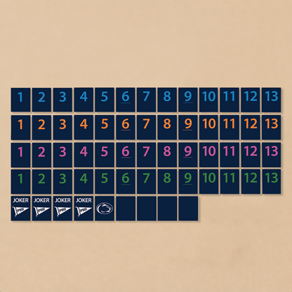 Penn State® Collegiate Rummy Tile Game