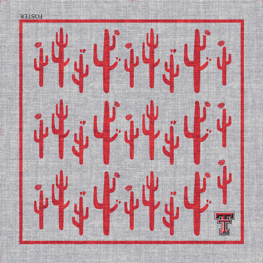 Texas Tech Men's Silk Pocket Square