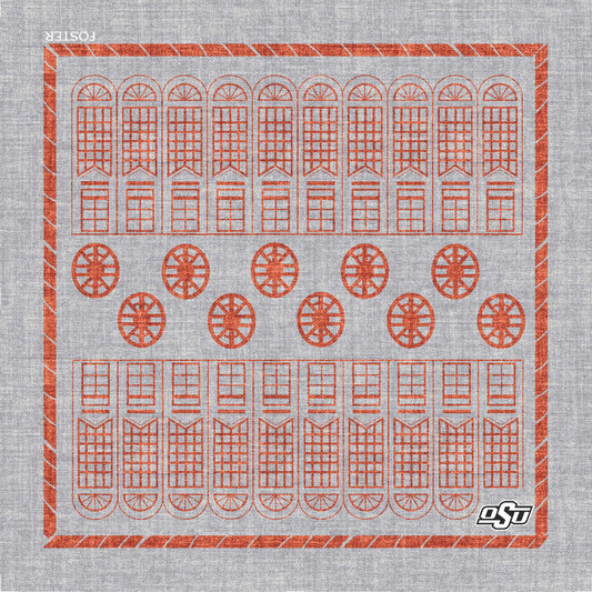 OSU Men's Silk Pocket Square