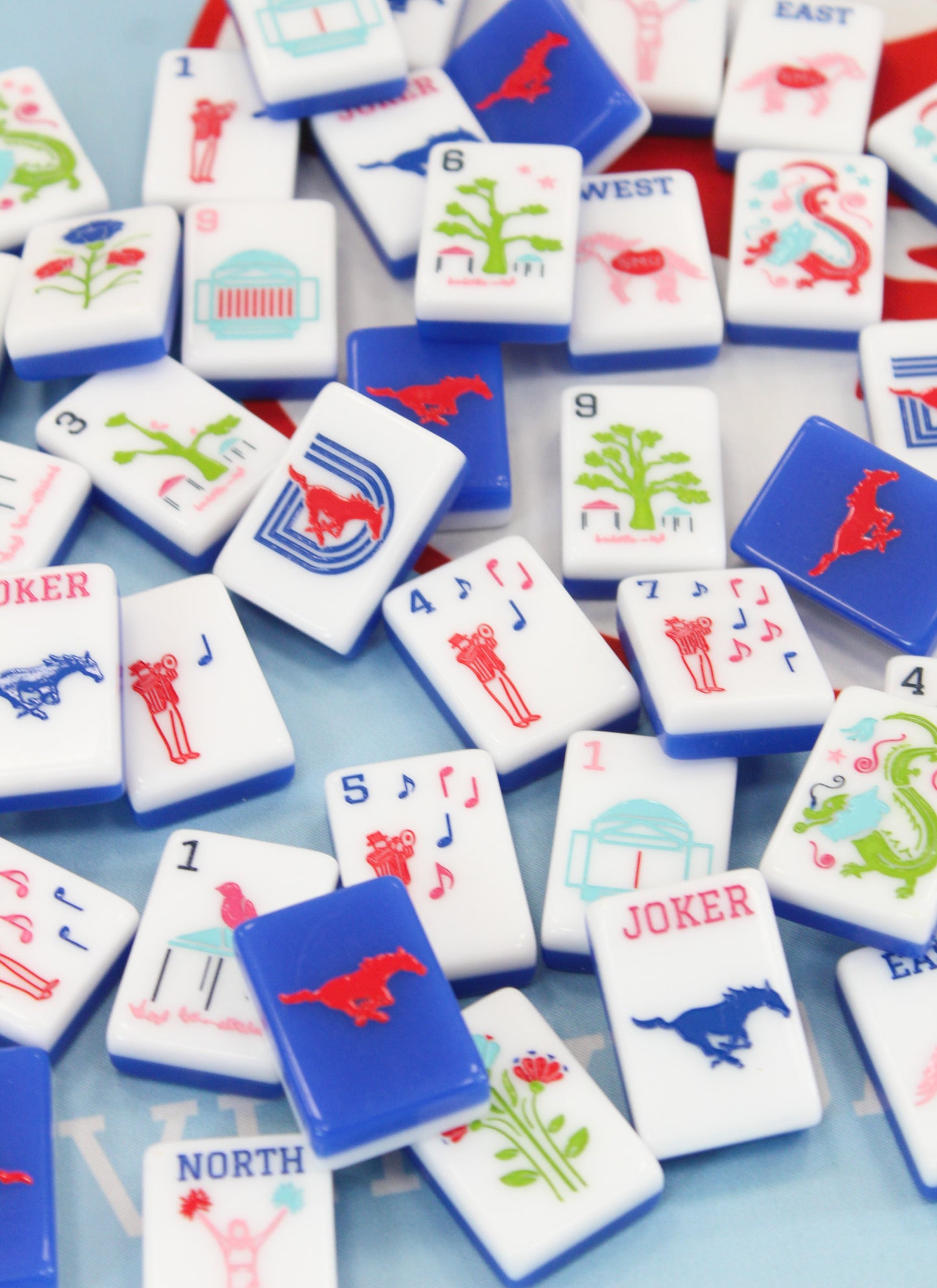 The Pony Up Line Mahjong Tiles