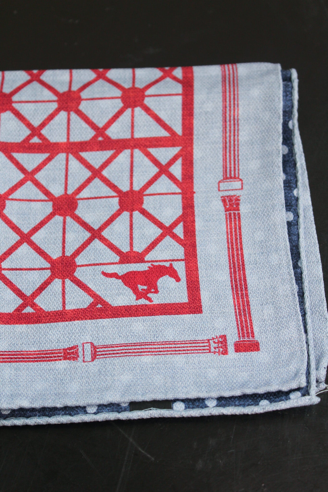 SMU Men's Silk Pocket Square