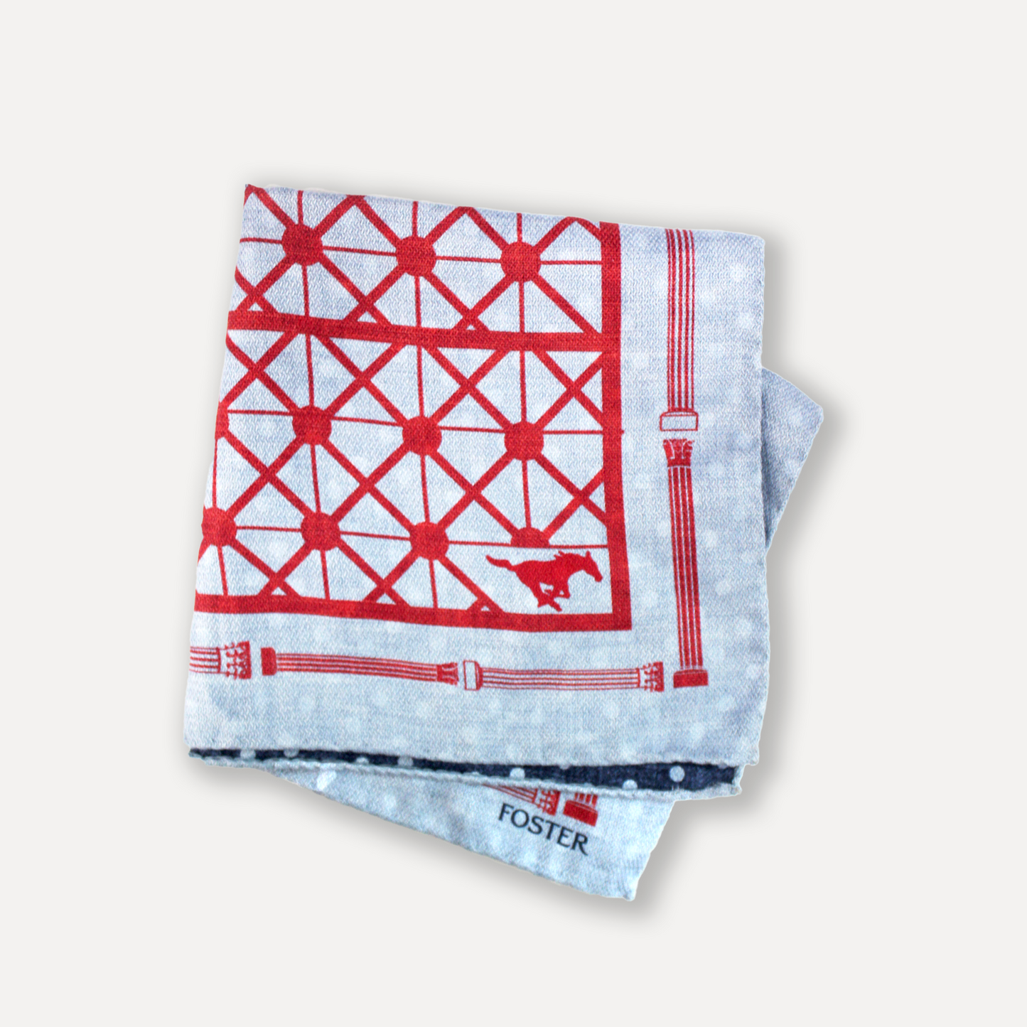 SMU Men's Silk Pocket Square