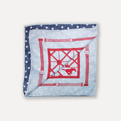 SMU Men's Silk Pocket Square