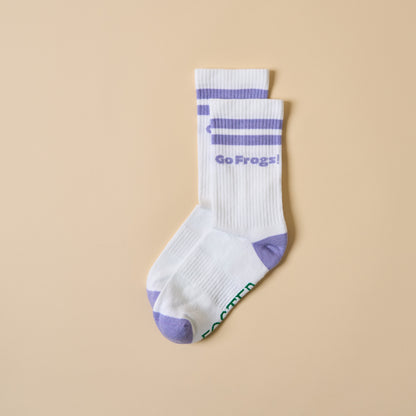 TCU Go Frogs Collegiate Retro Crew Socks