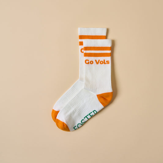 Tennessee Go Vols Collegiate Retro Crew Socks