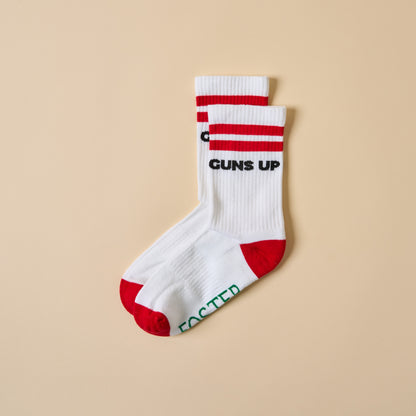 Texas Tech Guns Up Collegiate Retro Crew Socks