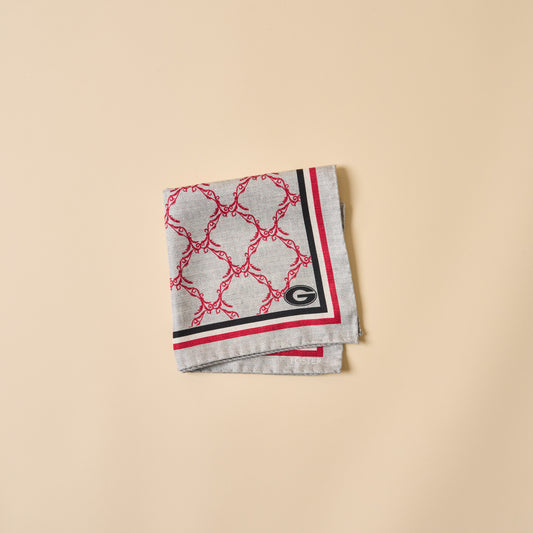 University of Georgia Silk Pocket Square