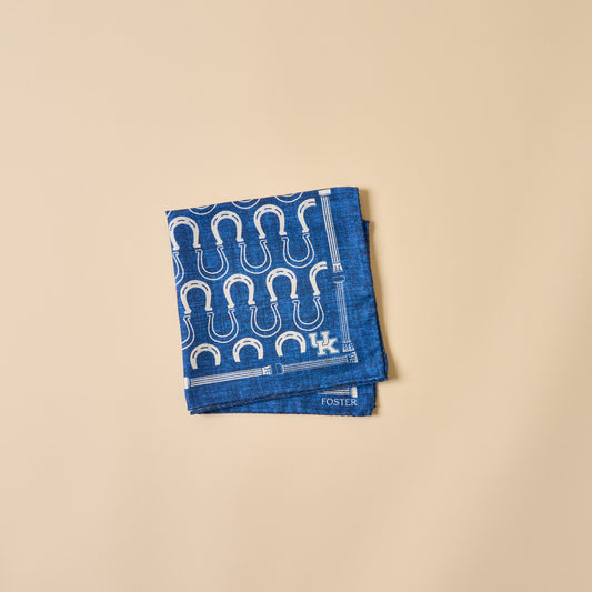 University of Kentucky Silk Pocket Square