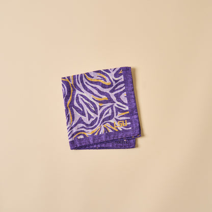 LSU Tigers Silk Pocket Square