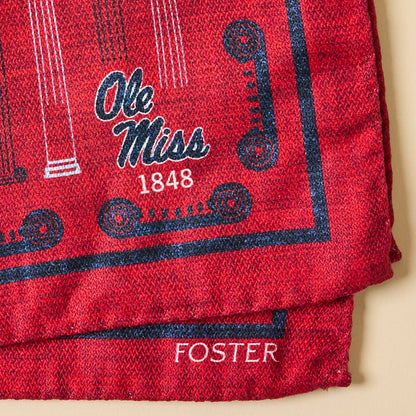 Ole Miss Silk Pocket Square