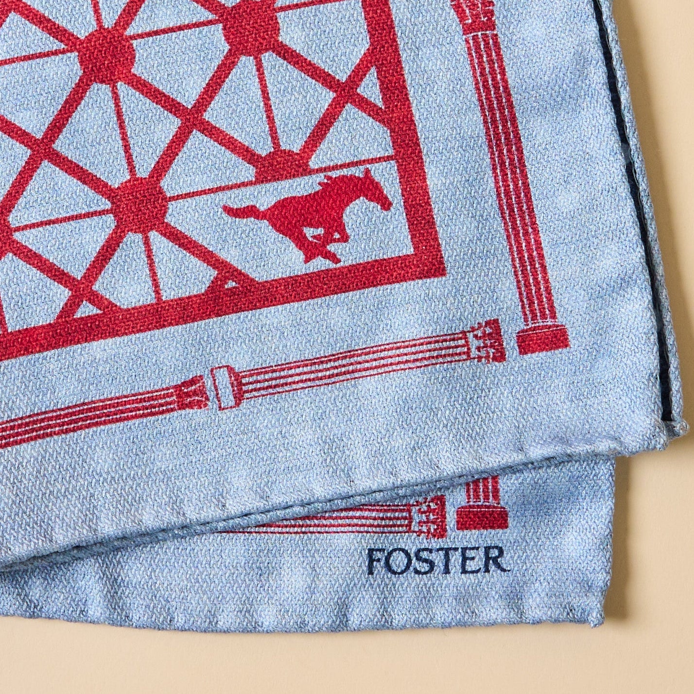 SMU Silk Pocket Square