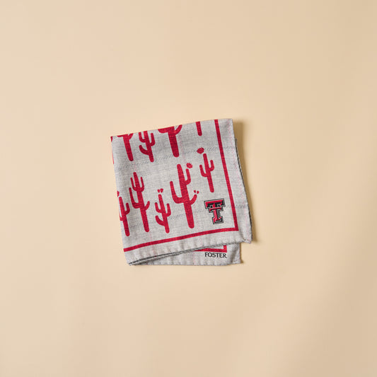 Texas Tech Silk Pocket Square