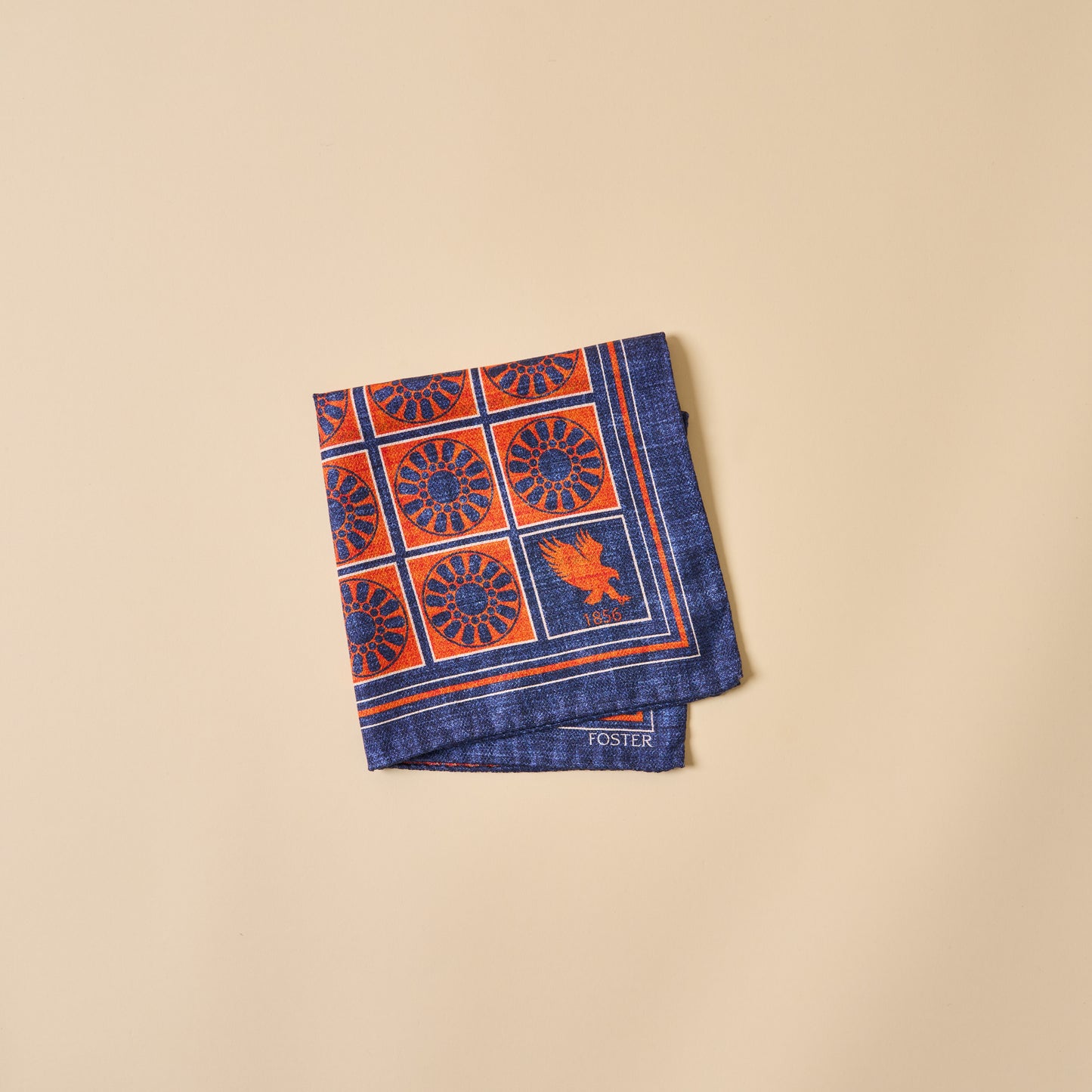 Auburn Silk Pocket Square