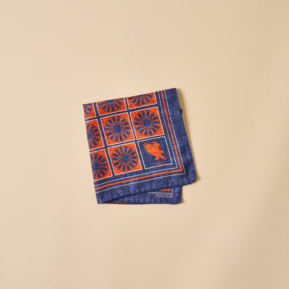 Auburn Silk Pocket Square
