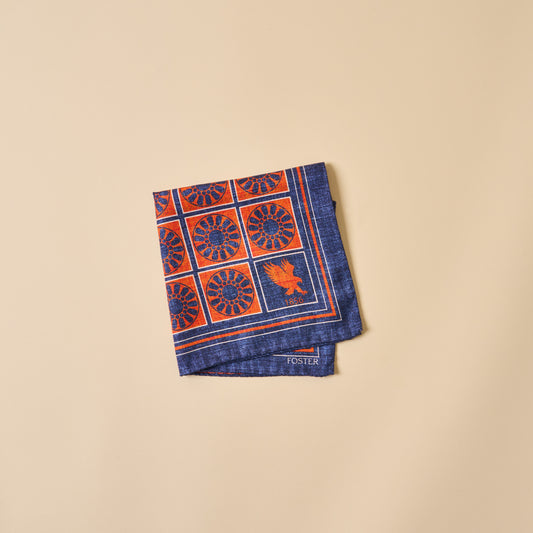 Auburn Silk Pocket Square