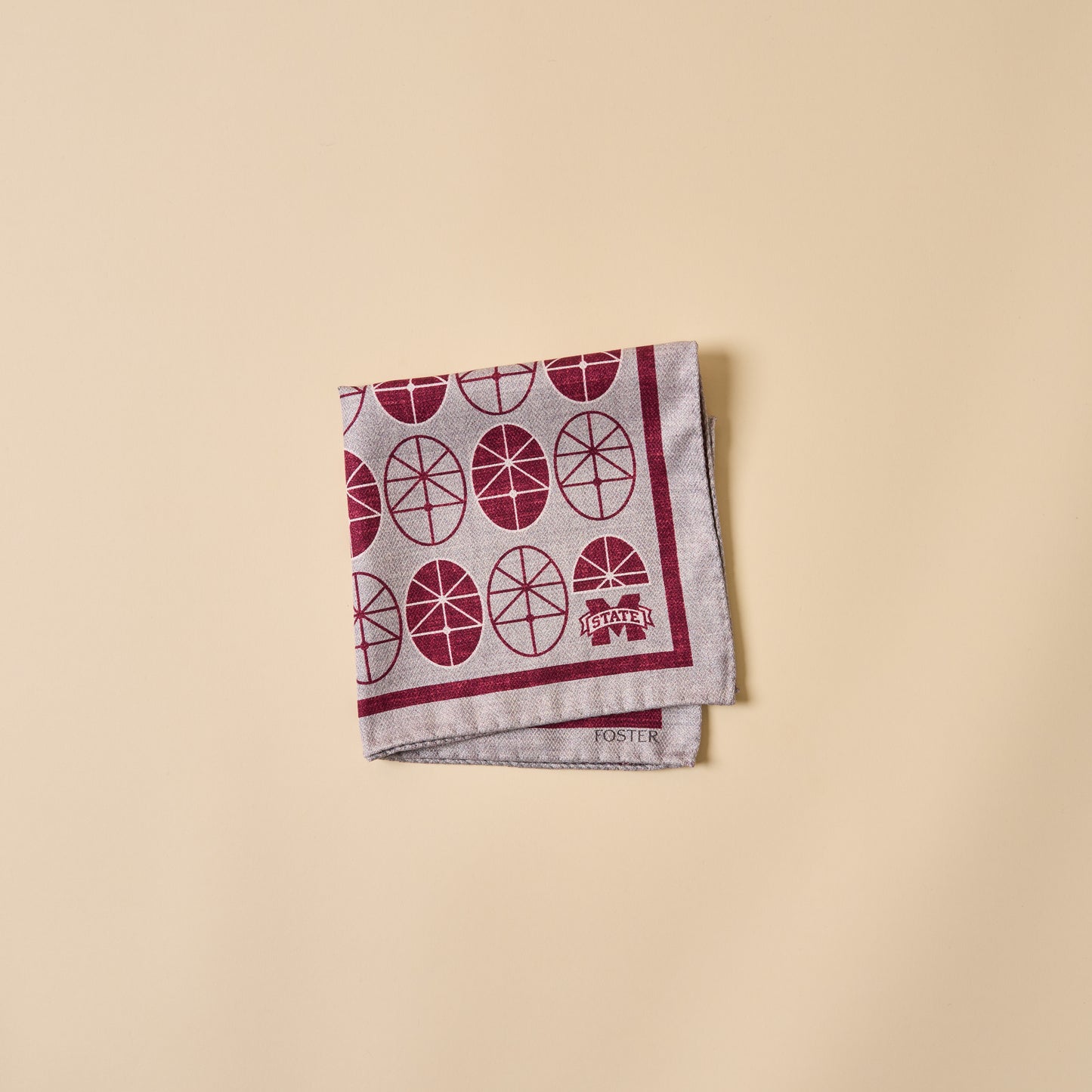 Mississippi State Silk Pocket Square