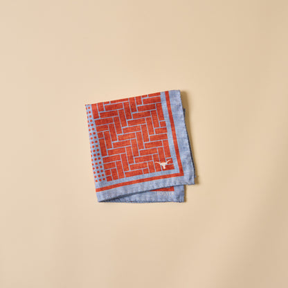 UT Longhorn Silk Pocket Square