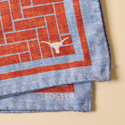 University of Texas Silk Pocket Square