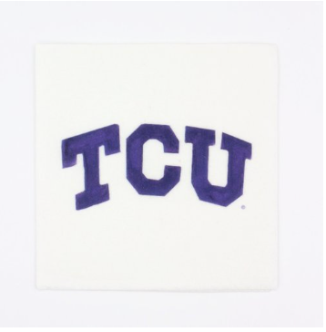 TCU Logo Napkin Set