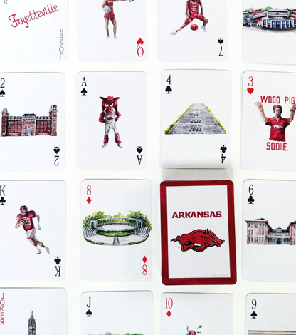 University of Arkansas Playing cards