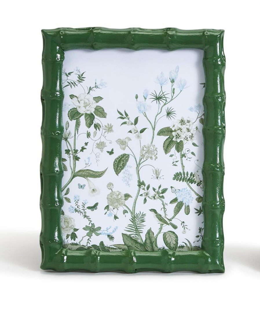 Green Bamboo Photo Frames