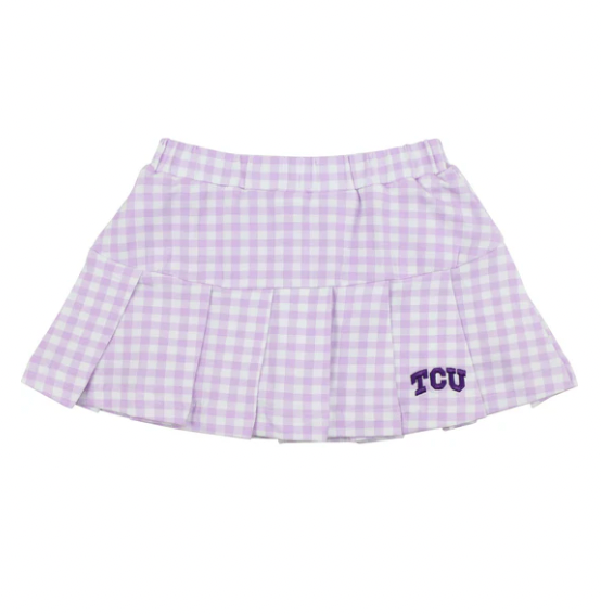 Officially Licensed Knit TCU Tennis Skirt