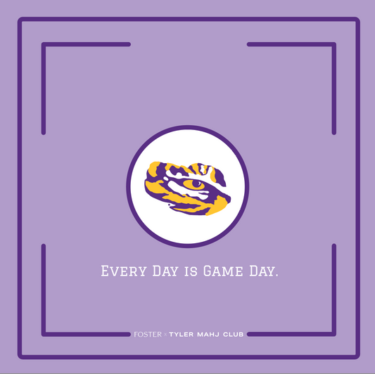 The Geaux Tigers Line Mahjong Mat