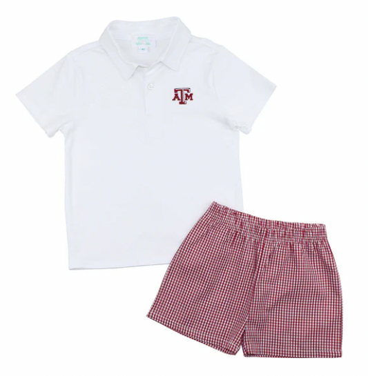 Texas A&M Polo Short Set