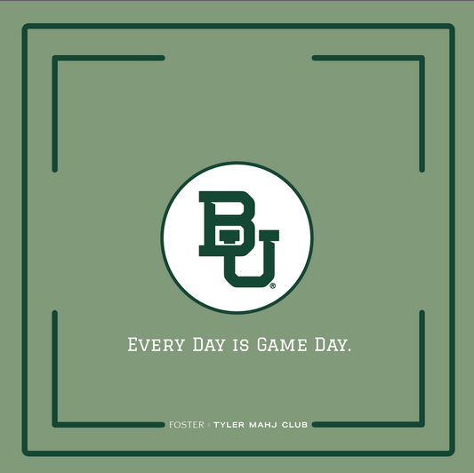 The Sic 'Em Line Mahjong Mat
